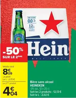 Cora x Carrefour HEINEKEN Bière sans alcool offre