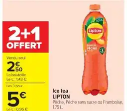 Cora x Carrefour LIPTON Ice tea offre
