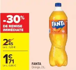 Cora x Carrefour FANTA Orange offre