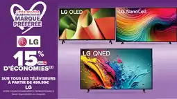 Cora x Carrefour LG Sur tous les téléviseurs offre