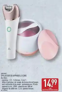 ALDI Épilateur ou appareil à cire offre