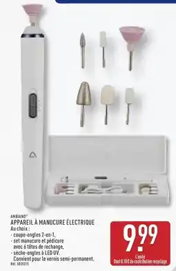 ALDI Appareil à manucure électrique offre