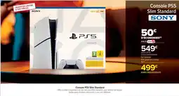 Cora x Carrefour SONY Console PS5 Slim Standard offre