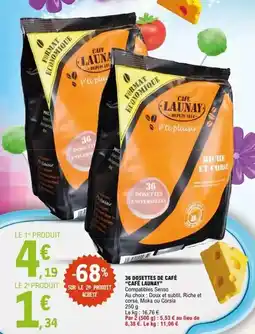 E.Leclerc Café launay - dosettes de café offre
