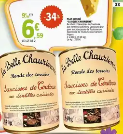 E.Leclerc La belle chaurienne - plat cuisiné offre