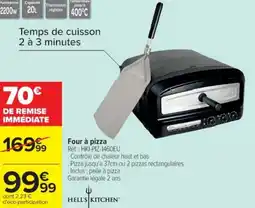 Cora x Carrefour HELL'S KITCHEN Four à pizza Réf.: HKI-PIZ-1460EU offre