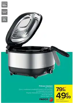 Cora x Carrefour FAGOR Friteuse classique Réf.: FG2310 offre