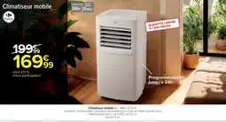 Cora x Carrefour Climatiseur mobile Réf.: HMAC7JT-25-7K offre