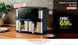 Cora x Carrefour MEDEK Friteuse sans huile Air fryer offre