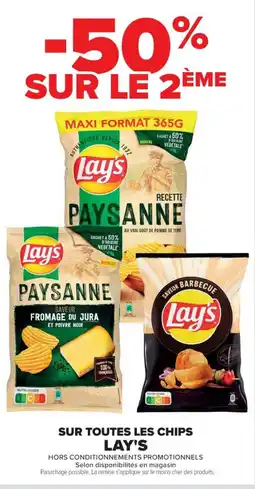 Cora x Carrefour LAY'S Sur toutes les chips offre