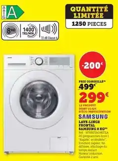 Hyper U Samsung - lave-linge frontal offre