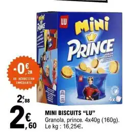 E.Leclerc MINI BISCUITS “LU” offre