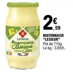 E.Leclerc MAYONNAISE LESIEUR offre