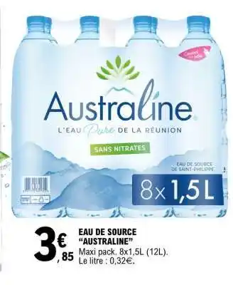 E.Leclerc Eau de Source Australine offre