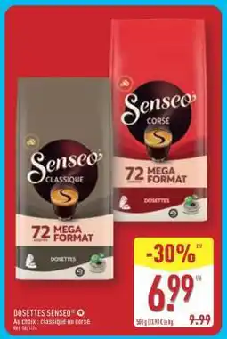 ALDI Dosettes Senseo offre