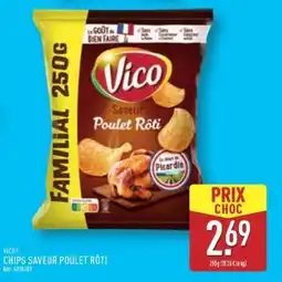 ALDI Vico Chips Saveur Poulet Rôti offre