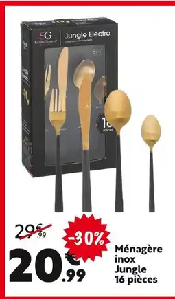 Maxi Bazar Jungle Electro Ménagère inox offre