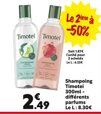 Maxi Bazar TIMOTEI Shampoing offre