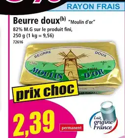 Norma MOULIN D'OR Beurre doux offre