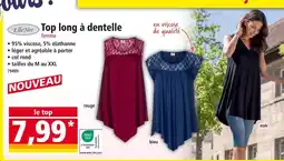 Norma ELLENOR Top long à dentelle offre