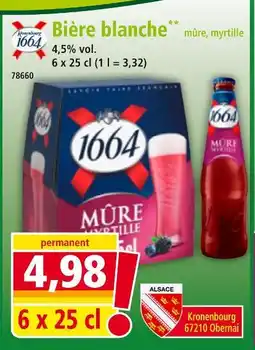 Norma Bière blanche offre