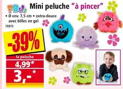 PBJs Mini peluche à pincer