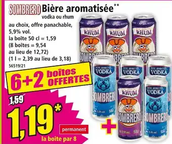 Norma SOMBRERO Bière aromatisée offre