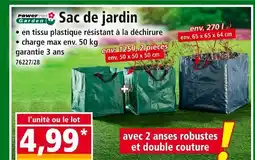 Norma POWERTEC GARDEN Sac de jardin offre