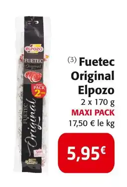 Colruyt ELPOZO Fuetec original offre