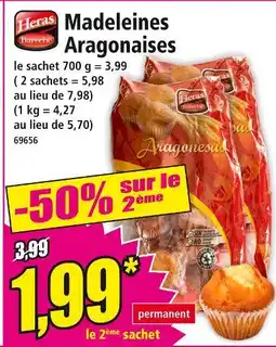 Norma Heras Madeleines Aragoneses offre
