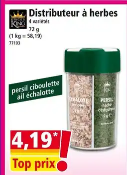 Norma EPICES KING Distributeur à herbes offre