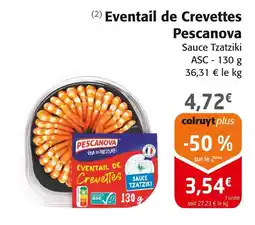 Colruyt Pescanova Eventail de Crevettes offre