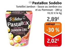 Colruyt Sodebo PastaBox offre