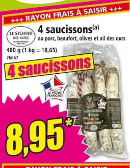 Norma LE SECHOIR DES ALPES 4 saucissons offre