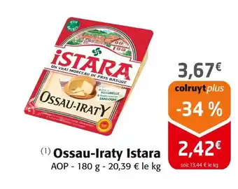 Colruyt ISTARA Ossau-Iraty offre