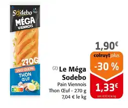 Colruyt SODEBO Le Méga offre