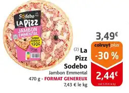 Colruyt SODEBO La pizz offre