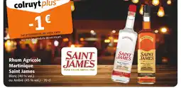 Colruyt Saint James Rhum agricole martinique offre
