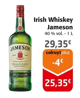 Colruyt JAMESON Irish whiskey offre