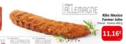 Colruyt FARMER JOHN Ribs mexico offre