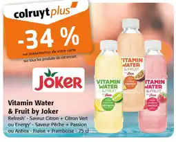 Colruyt Joker Vitamin Water & Fruit offre