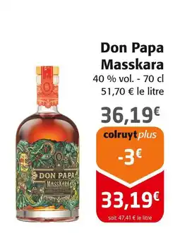 Colruyt Don Papa Masskara offre
