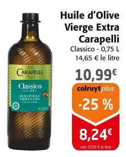 Colruyt CARAPELLI Huile d'Olive Vierge Extra offre