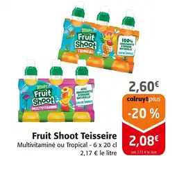 Colruyt TEISSEIRE Fruit Shoot offre