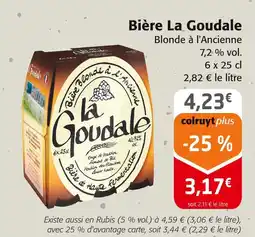 Colruyt LA GOUDALE Bière offre