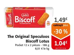 Colruyt LOTUS The original speculoos offre