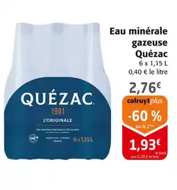 Colruyt QUÉZAC Eau minérale gazeuse offre