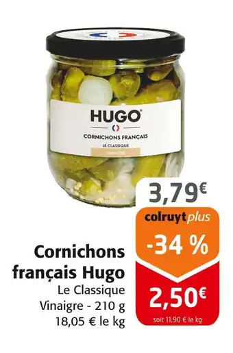 Colruyt HUGO Cornichons français offre