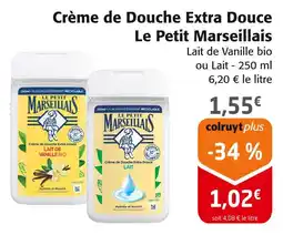 Colruyt LE PETIT MARSEILLAIS Crème de douche extra douce offre