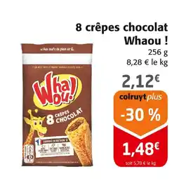 Colruyt WHAOU! 8 crêpes chocolat offre